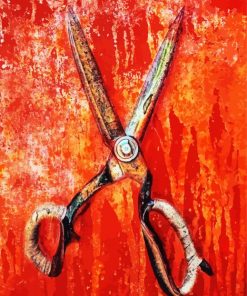 Rusty Scissor Paint By Number