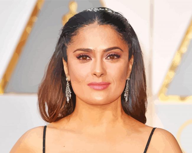 Salma Hayek Paint By Number