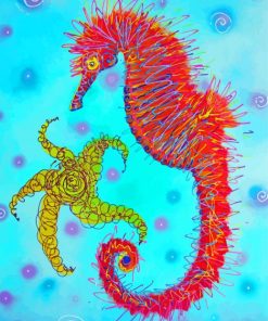 Seahorses-starfish-art-paint-by-numbers