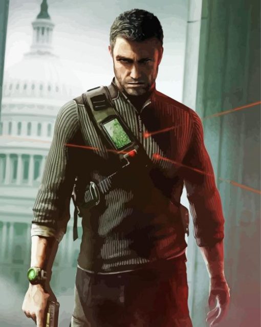 Splinter Cell Sam Fisher Paint By Number