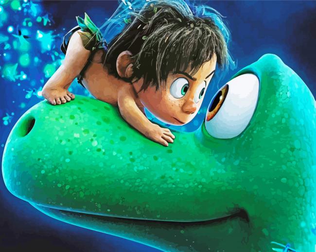 Spot And Arlo The Good Dinosaur Paint By Number