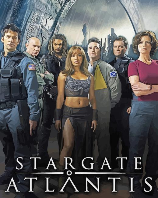 Stargate Atlantis Poster Paint By Number