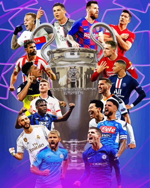 The Champions League Final Paint By Number