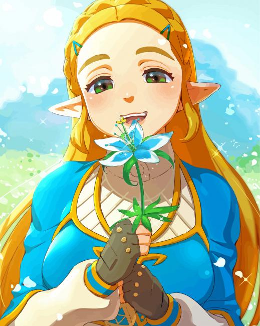 The Princess Zelda Paint By Number