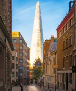 The Shard View From London Streets Paint By Number