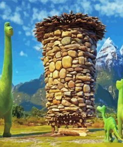 The Good Dinosaur Animated Movie Paint By Number