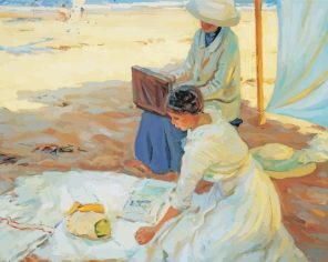 Under The Shadow Of The Tent Helen McNicoll Paint By Number
