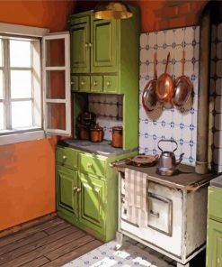 Vintage Kitchen Paint By Number