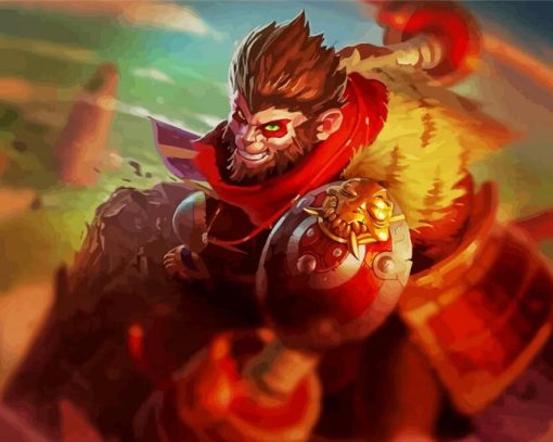 League Of Legends Wukong Champion Paint By Number
