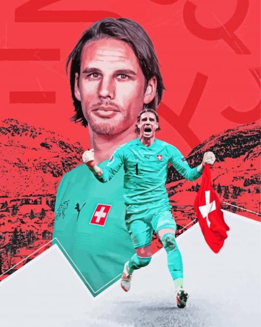 Yann Sommer Poster Paint By Number