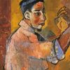 Young Man With A Goatee By Natalia Goncharova Paint By Number