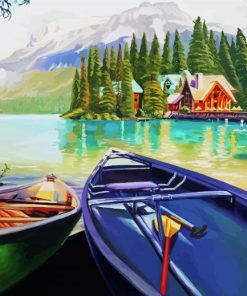 Aesthetic Emerald Lake Paint By Number