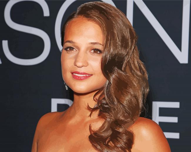 Alicia Vikander Paint By Number