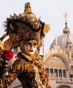 Carnival Venice Lady Paint By Number