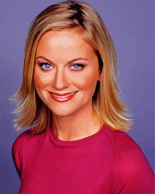 Comedian Amy Poehler Paint By Number