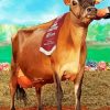 Cool Jersey Cow Paint By Number