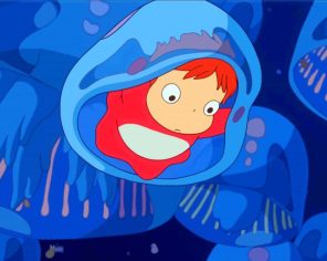 Fish Ponyo Cartoon Paint By Number