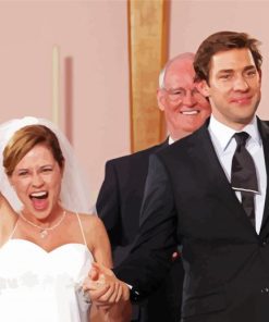 Jim And Pam Wedding Paint By Number