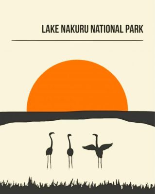 Lake Nakuru Poster Paint By Number
