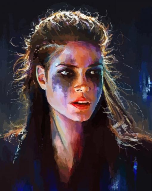 Marie Avgeropoulos Art Illustration Paint By Number