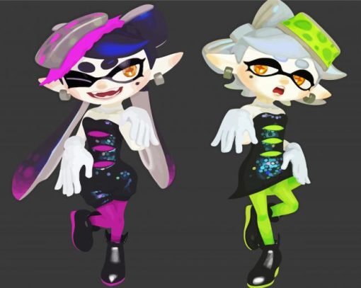 Squid Sisters Paint By Number