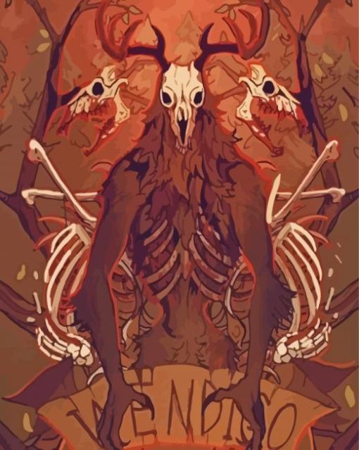 Wendigo Poster Art Paint By Number